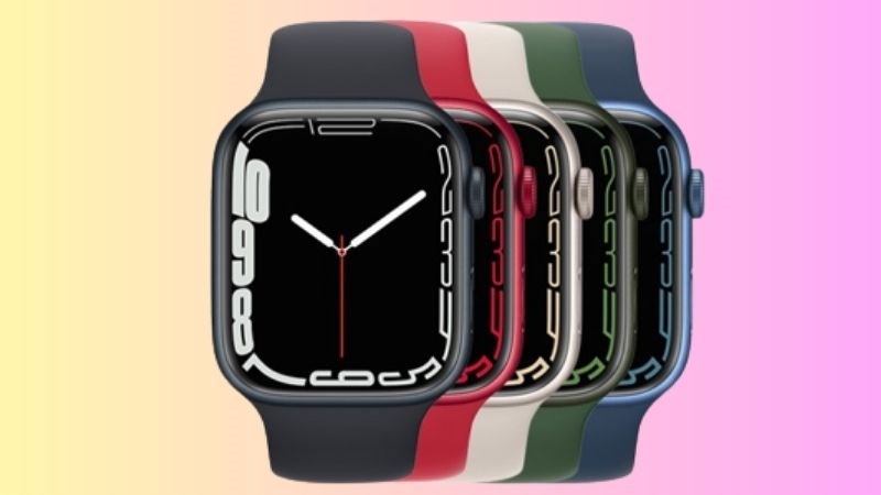 Apple Watch Series 7‌ có nhiều màu sắc đa dạng