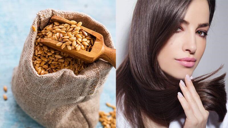 Dầu hạt lanh giúp ngăn ngừa gãy rụng và tóc rối