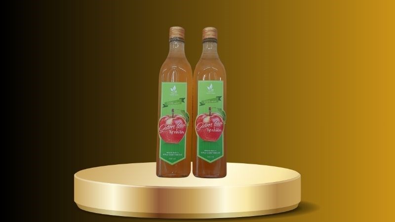 Giấm t&aacute;o Việt Healthy được l&ecirc;n men tự nhi&ecirc;n từ t&aacute;o New Zealand