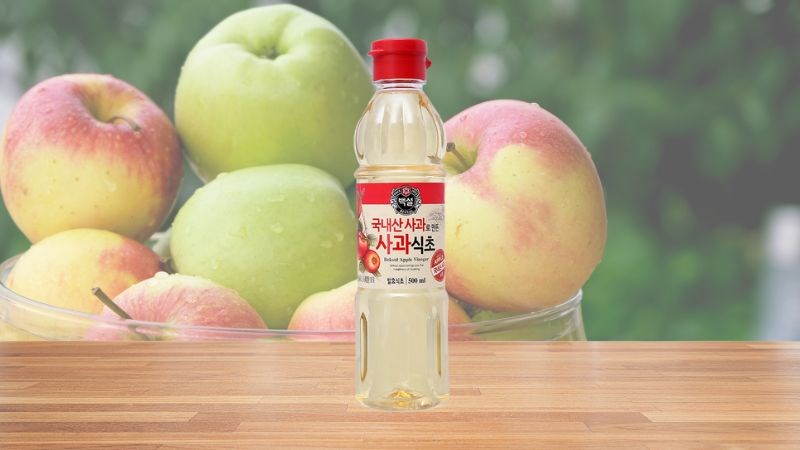 Beksul Apple Vinegar l&agrave; loại giấm t&aacute;o đến từ thương hiệu nổi tiếng tại H&agrave;n Quốc