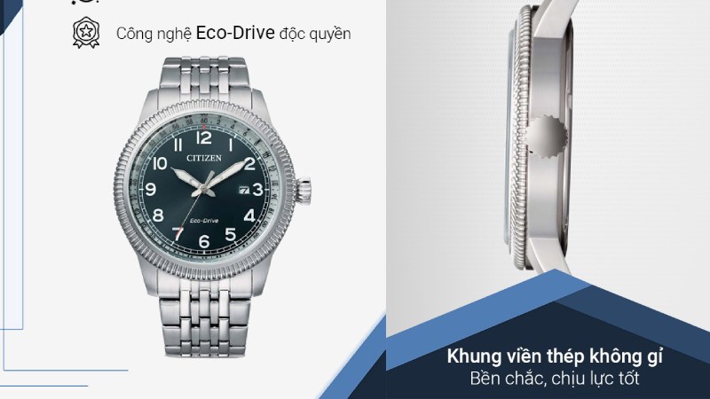 Khung viền thép không gỉ bền chắc, cứng cáp