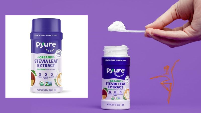 Bột Pyure với Reb A chiết xuất lá cỏ ngọt mang lại hương vị ngọt ngào không calo