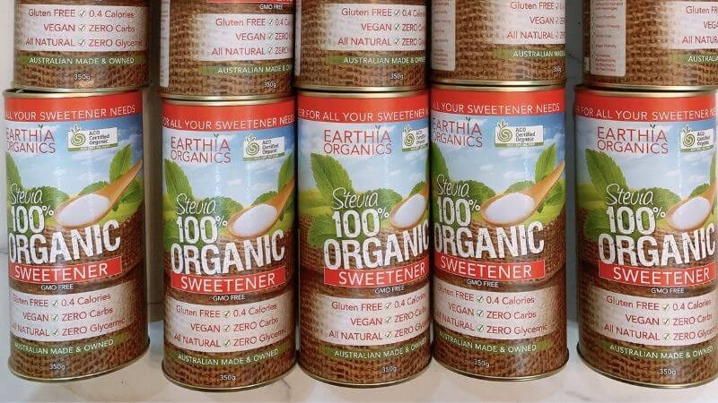 Đường cỏ ngọt hữu cơ Sugarless Organic Stevia an toàn và tốt cho sức khỏe