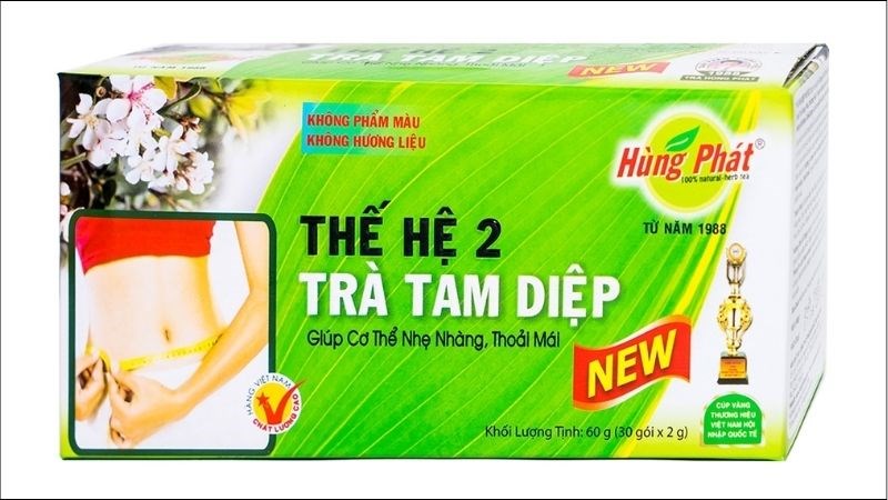 Trà Tam Diệp thế hệ 2 hỗ trợ giảm cân và duy trì ổn định cân nặng