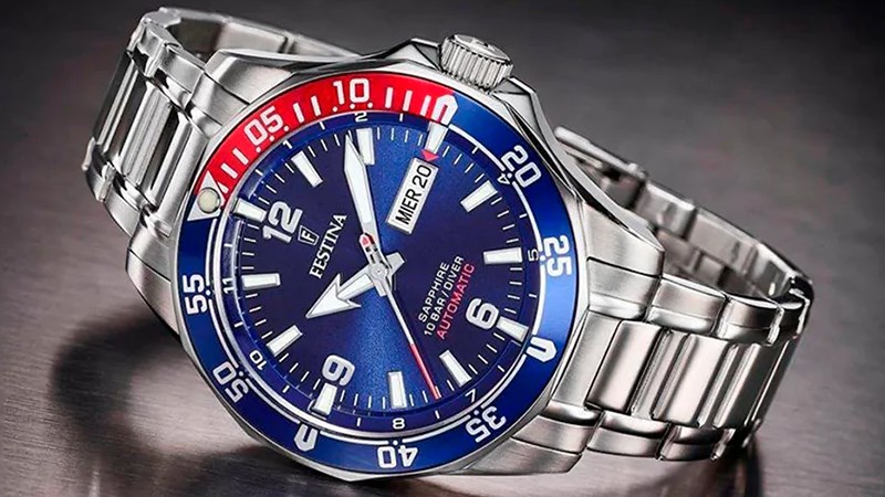 Đồng hồ Festina c&oacute; vẻ ngo&agrave;i ph&oacute;ng kho&aacute;ng, kết hợp phong c&aacute;ch Thụy Sỹ v&agrave; T&acirc;y Ban Nha