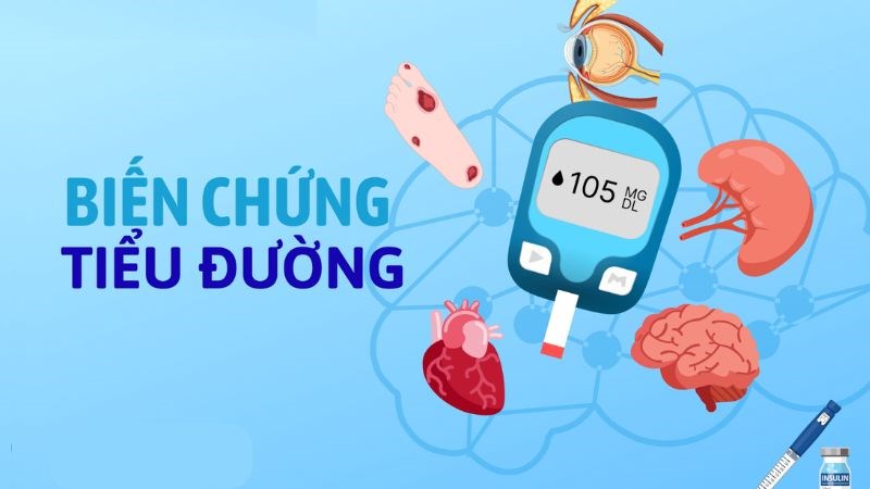Tiểu đường gây ra nhiều biến chứng nguy hiểm 