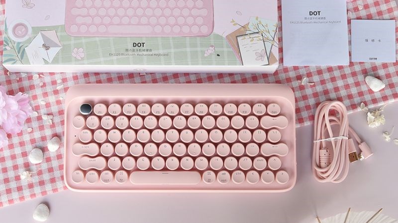 Bàn phím màu pastel sẽ phù hợp cho những ai thích sự mới mẻ