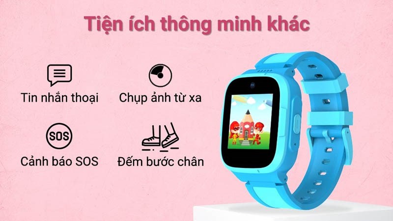 Đồng hồ định vị trẻ em Masstel Smart Hero 10 với nhiều tính năng hữu ích cho phụ huynh