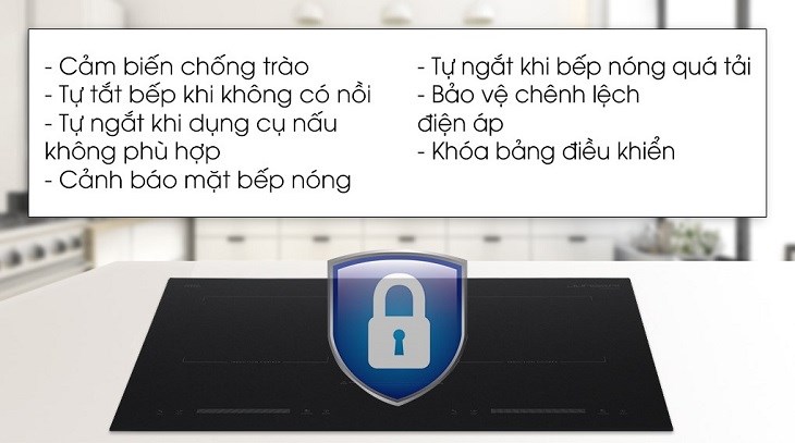 Bếp từ đôi lắp âm Junger CEJ-200-II được tích hợp nhiều tiện ích và tính năng an toàn cho người dùng