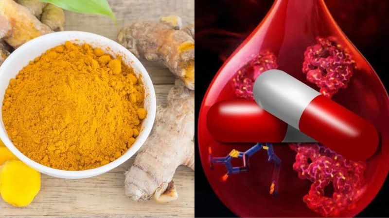 Curcumin tương tác với thuốc chống đông máu
