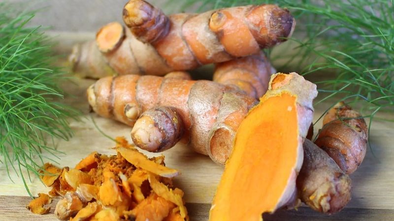 Nghệ có thành phần chính là curcumin