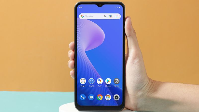 Điện thoại realme C30s (3GB/64GB) với thiết kế bo góc sang trọng