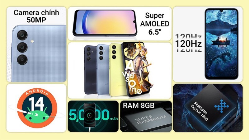 Máy có màn hình Super AMOLED 6.5 inch FHD+, độ sáng 1000 nits