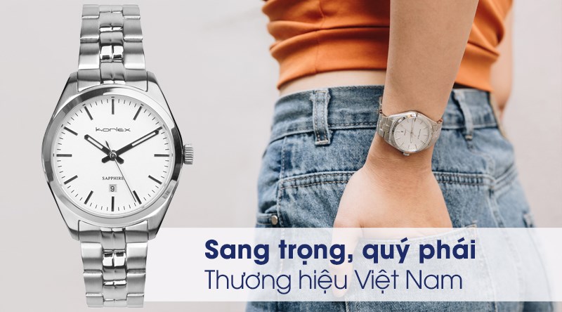 Đồng hồ nữ Korlex KS002-01 sở hữu vẻ ngoài thanh lịch và quý phái Đồng hồ nữ Korlex KS002-01 sở hữu vẻ ngoài thanh lịch và quý phái