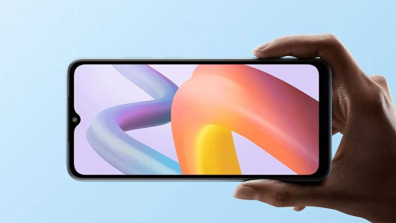 Điện thoại Xiaomi Redmi A2 với m&agrave;n h&igrave;nh sắc n&eacute;t