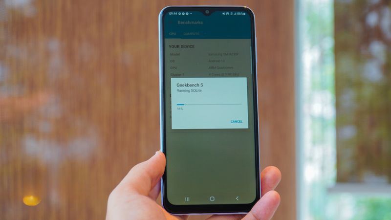 Điện thoại Samsung Galaxy A23 6GB sở hữu hiệu năng ổn định