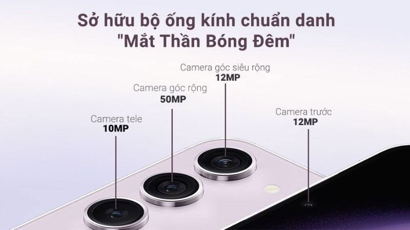 Samsung Galaxy S23+ chiếm hữu cụm camera trước và sau ấn tượng