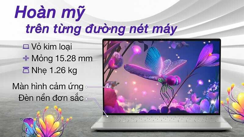 Với độ mỏng là khối lượng ấn tượng, Dell XPS 13 rất dễ dàng đem theo