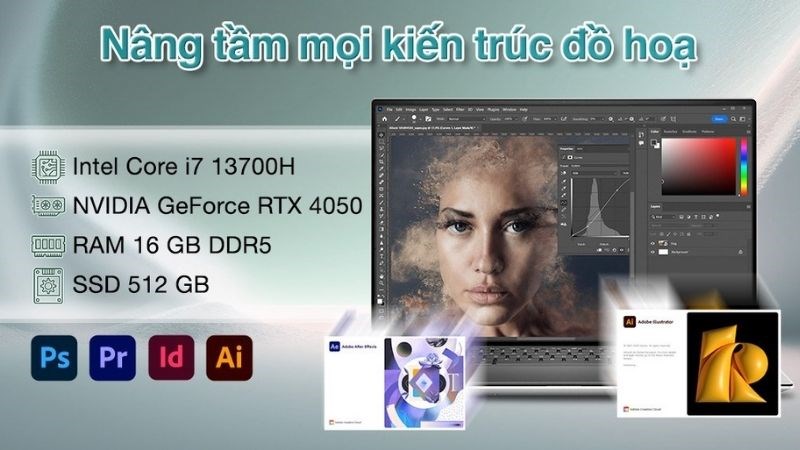 Dell XPS 15 có khả năng xử lý các tác vụ đồ họa một cách mượt mà