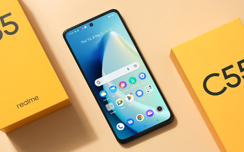Điện thoại realme C55 6GB l&agrave; một sự lựa chọn tuyệt vời với thiết kế đẳng cấp