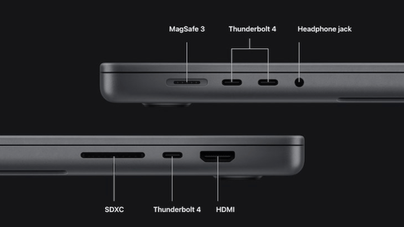 Sự xuất hiện lại c&aacute;c cổng kết nối tr&ecirc;n Macbook Pro đời mới 
