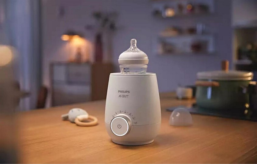 Máy hâm sữa Philips Avent SCF358.00 được tích hợp chức năng tự ngắt khi sữa đạt nhiệt độ cài đặt