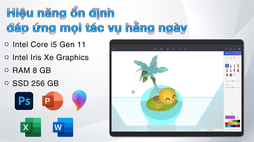 Hiệu năng ổn định đáp ứng mọi tác vụ hằng ngày