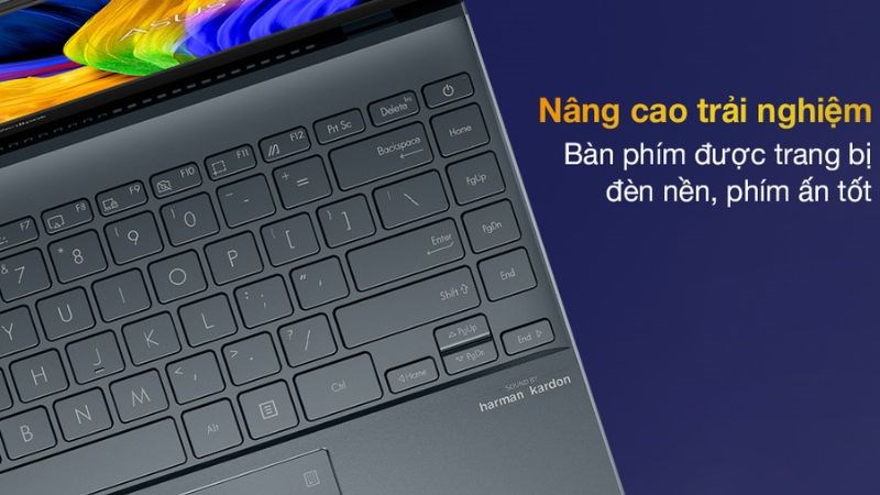 Đèn bàn phím được trang bị trên Asus ZenBook UX325EA i5  (KG656W)