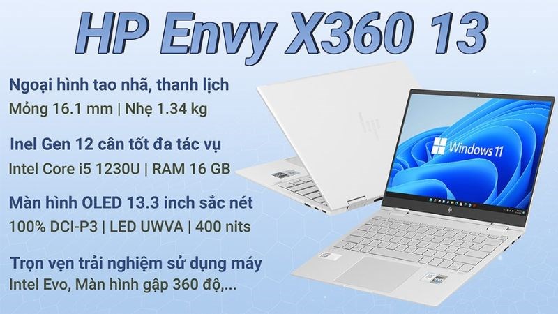 Laptop HP Envy sở hữu thiết kế độc đáo với lớp vỏ kim loại bền bỉ Laptop HP Envy sở hữu thiết kế độc đáo với lớp vỏ kim loại bền bỉ
