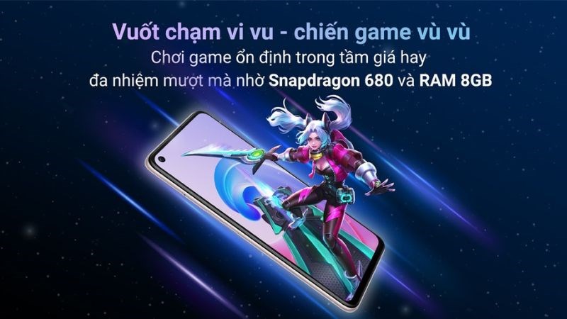 OPPO A96 với khả năng đa nhiệm cao