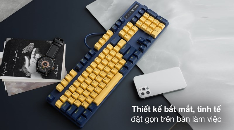 Bàn phím Zadez hoạt động với hai viên pin AAA Bàn phím Zadez hoạt động với hai viên pin AAA