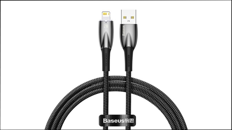 C&aacute;p Lightning 1m Baseus Glimmer CB000023 với thiết kế trang nh&atilde;