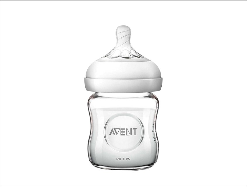 Bình sữa thuỷ tinh Philips Avent SCF671/13 cổ rộng 120 ml (0 - 1 tháng)