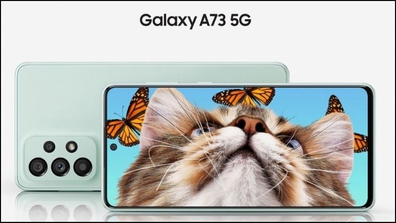 Samsung Galaxy A73 5G sử dụng màn hình công nghệ Super AMOLED Plus