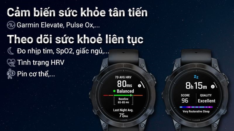 Garmin Epix Pro Gen 2 sở hữu cảm biến sức khỏe thế hệ mới nhất
