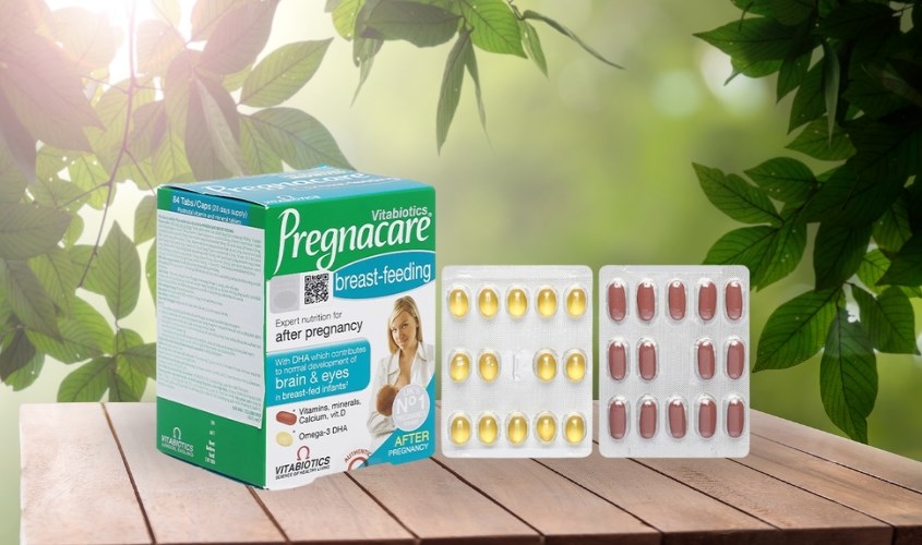 Viên uống Vitabiotics Pregnacare breast-feeding bổ sung vitamin và khoáng chất 84 viên