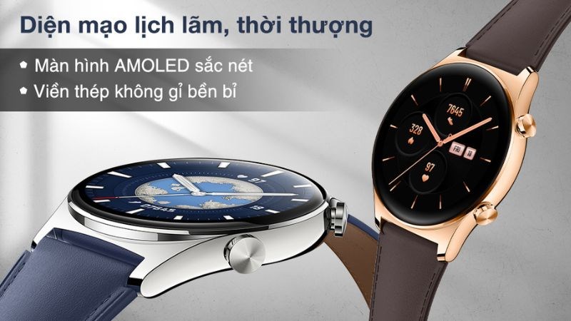 Đồng hồ thông minh Honor Watch GS3 với diện mạo lịch lãm, thời trang Đồng hồ thông minh Honor Watch GS3 với diện mạo lịch lãm, thời trang