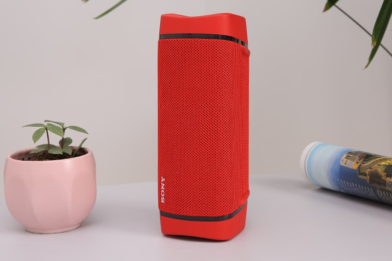 Với thiết kế cầm vừa tay, bạn c&oacute; thể trực tiếp cầm loa 