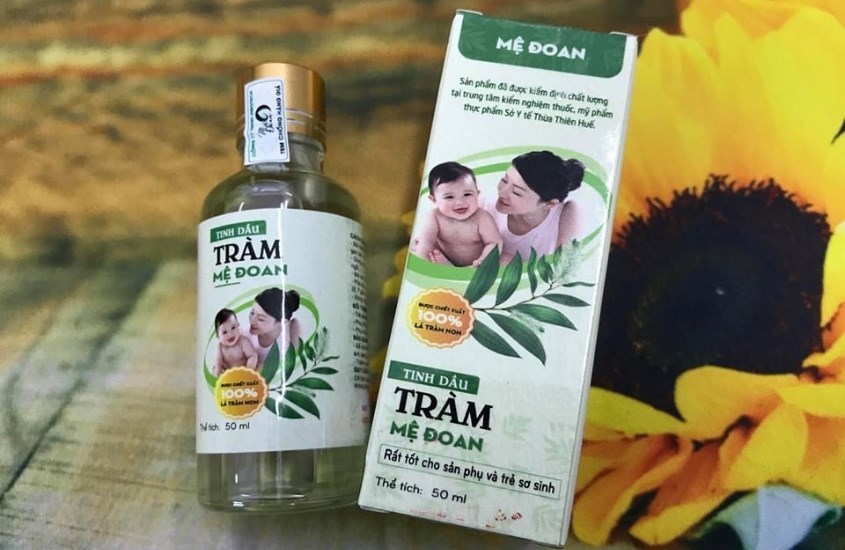 Xông hơi bằng tinh dầu tràm Mệ Đoan 50 ml Xông hơi bằng tinh dầu tràm Mệ Đoan 50 ml