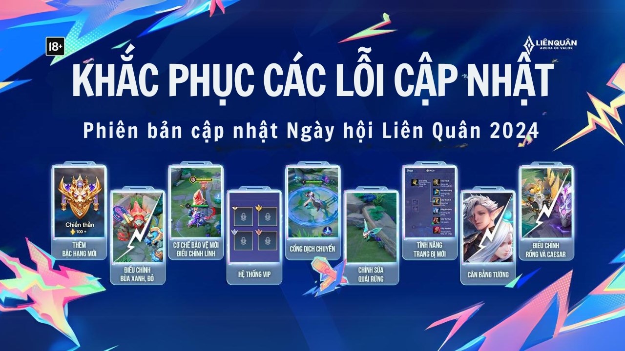 khắc phục lỗi cập nhật Liên Quân Mobile