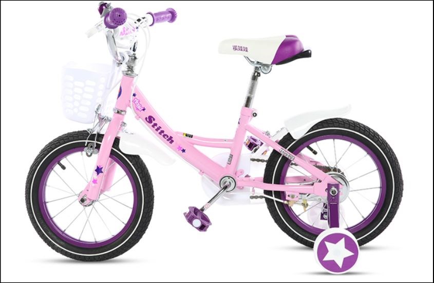 Xe đạp trẻ em Stitch British girl JY909-14 14 inch