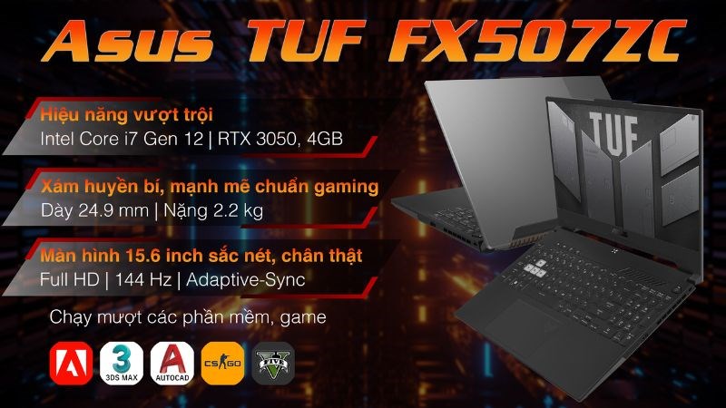 Màn hình laptop Asus TUF gaming 