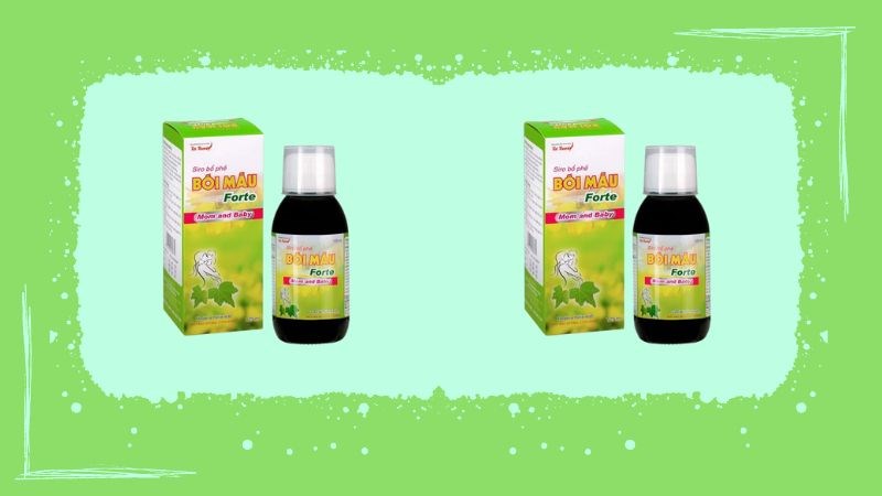 Siro bổ phế Bối Mẫu Forte Mom and Baby hỗ trợ giảm ho cho cả mẹ và bé