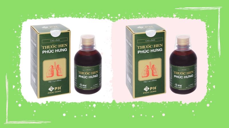 Cao lỏng Thuốc Hen P/H trị hen suyễn, viêm phế quản