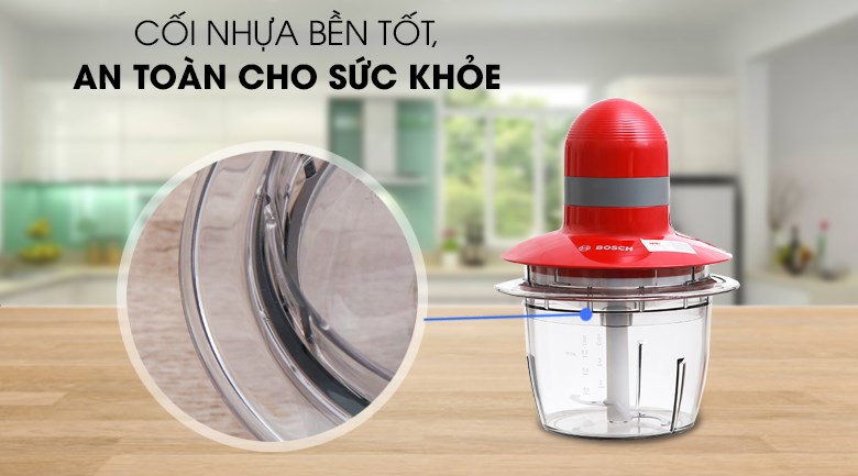 Máy xay thịt Bosch sở hữu ngoại hình nhỏ gọn, thuận tiện để người dùng di chuyển