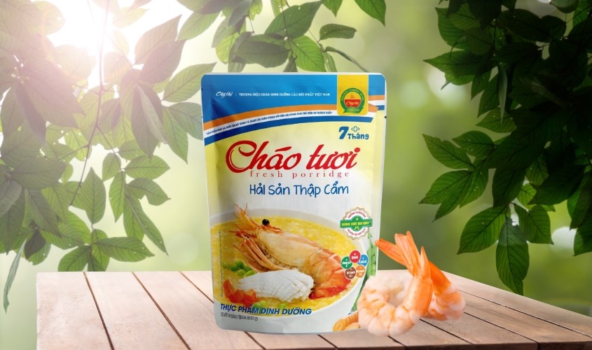 Cháo tươi Cây Thị vị hải sản thập cẩm gói 240g (từ 7 tháng)