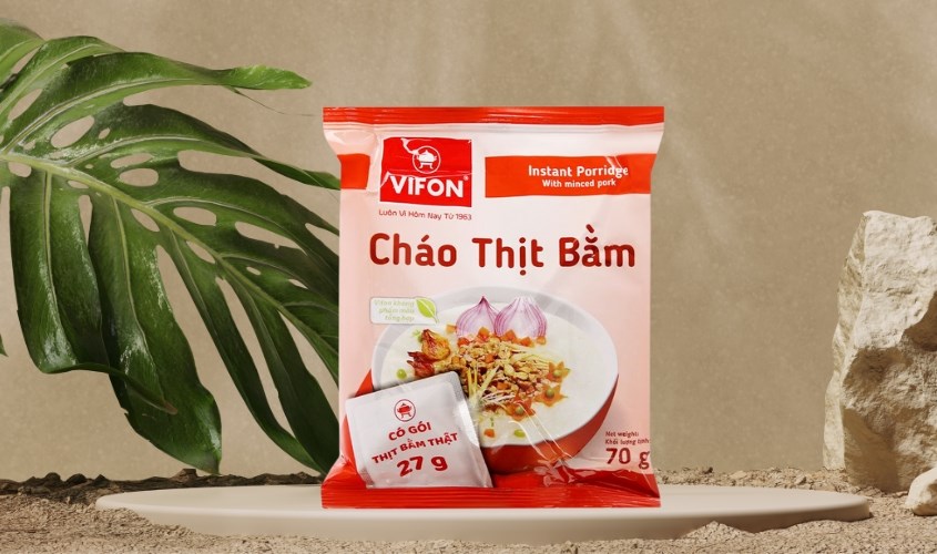 Cháo sử dụng các nguyên liệu tươi mới kết hợp cùng hạt gạo nguyên chất