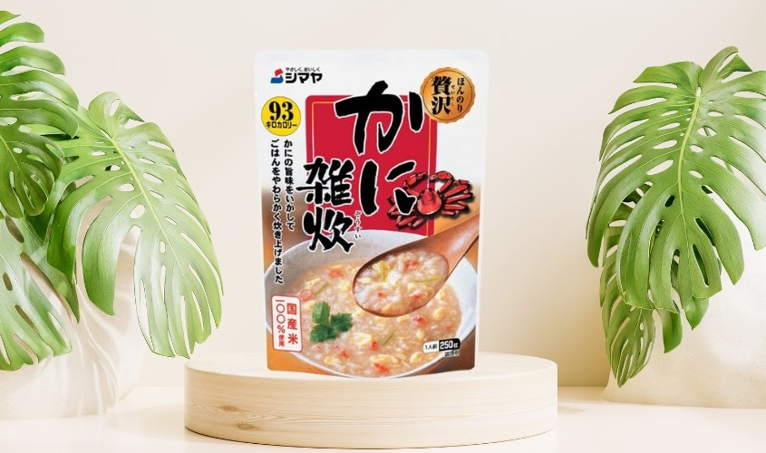 Cháo có hương vị thơm ngon và chế biến bằng công nghệ Nhật Bản