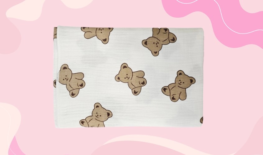 Khăn tắm nhăn cotton KACHOOBABY 2 lớp 85x95 cm - Màu ngẫu nhiên Khăn tắm nhăn cotton KACHOOBABY 2 lớp 85x95 cm - Màu ngẫu nhiên