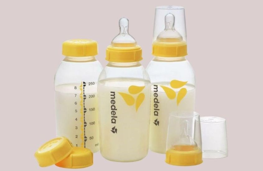 Bình sữa Medela được sử dụng phổ biến và giúp bé chống đầy hơi